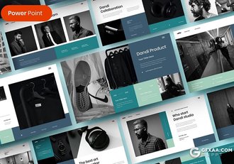 39页扁平化设计风格2021工作总结PPT模板 - 顶尖PPT