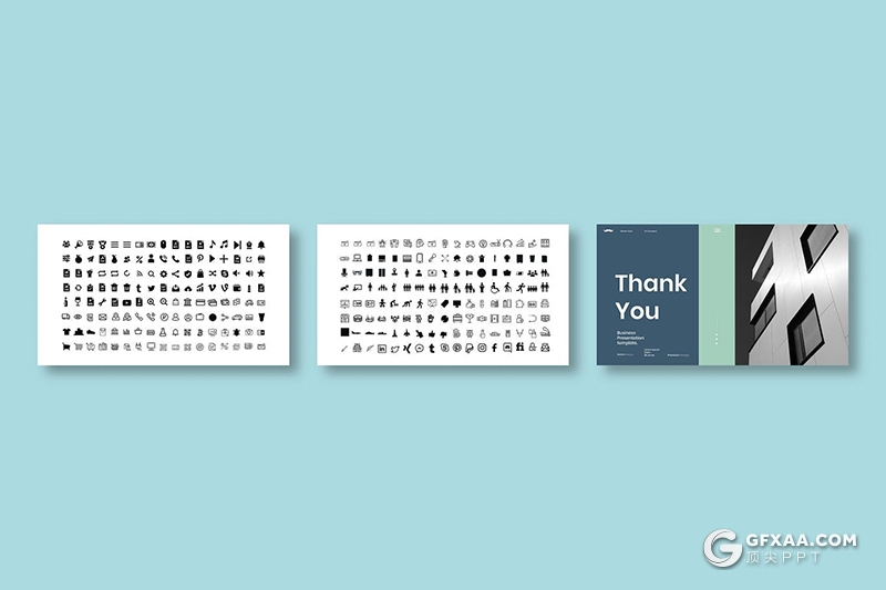 39页扁平化设计风格2021工作总结PPT模板 - 顶尖PPT