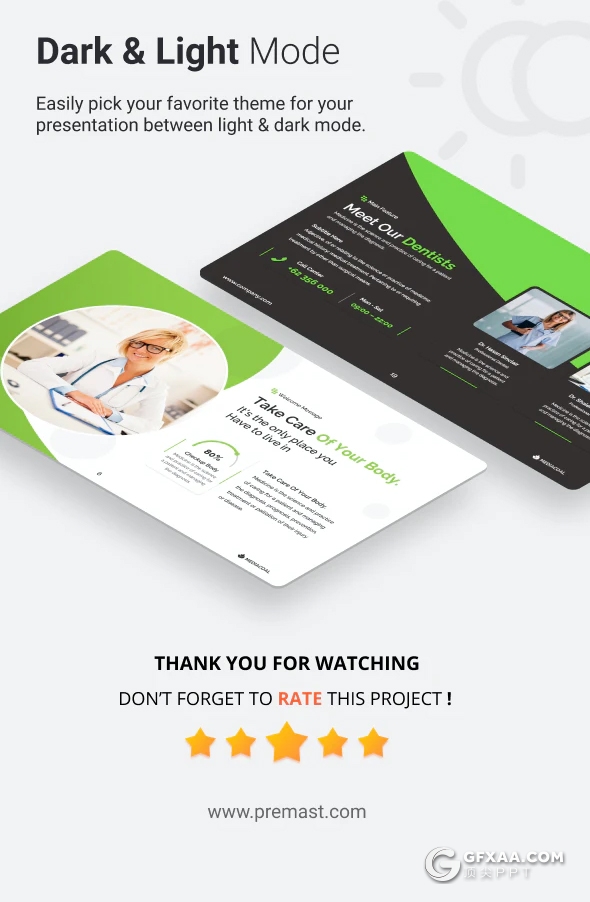 35页医疗诊断医学研究医学工作总结PPT模板 - 顶尖PPT