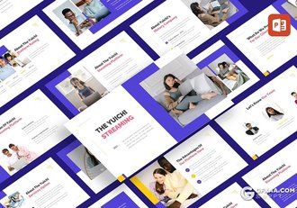 30页企业介绍自媒体数据分析统计PPT模板 - 顶尖PPT