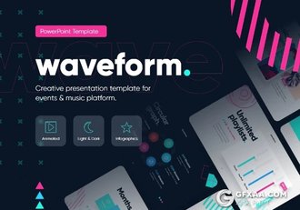 88页精美动画潮流设计风格时尚音乐主题PPT模板 - 顶尖PPT