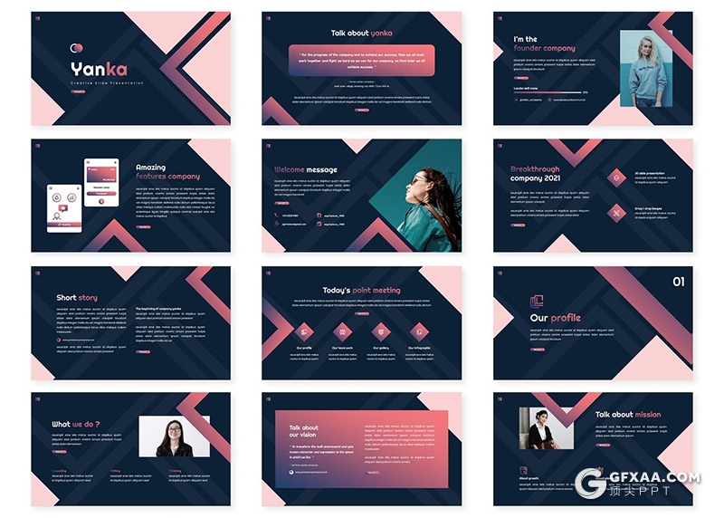 30页创意设计岗位竞聘个人简历keynote模板 - 顶尖PPT