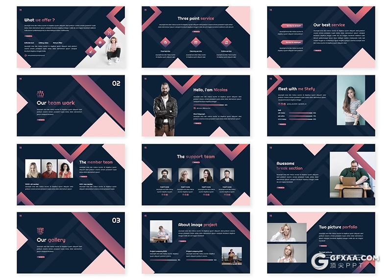 30页创意设计岗位竞聘个人简历keynote模板 - 顶尖PPT