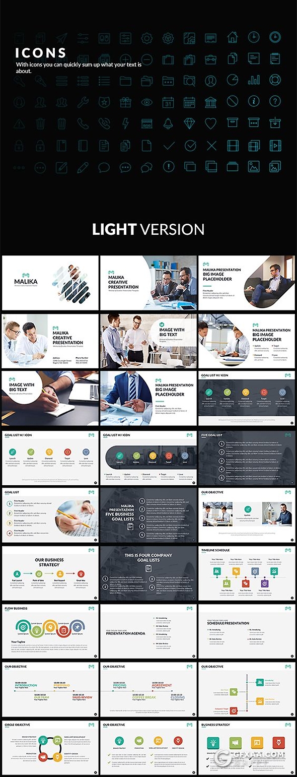 470多页欧美高端商务多用途keynote模板 信息图形插画国外keynote模板 - 顶尖PPT