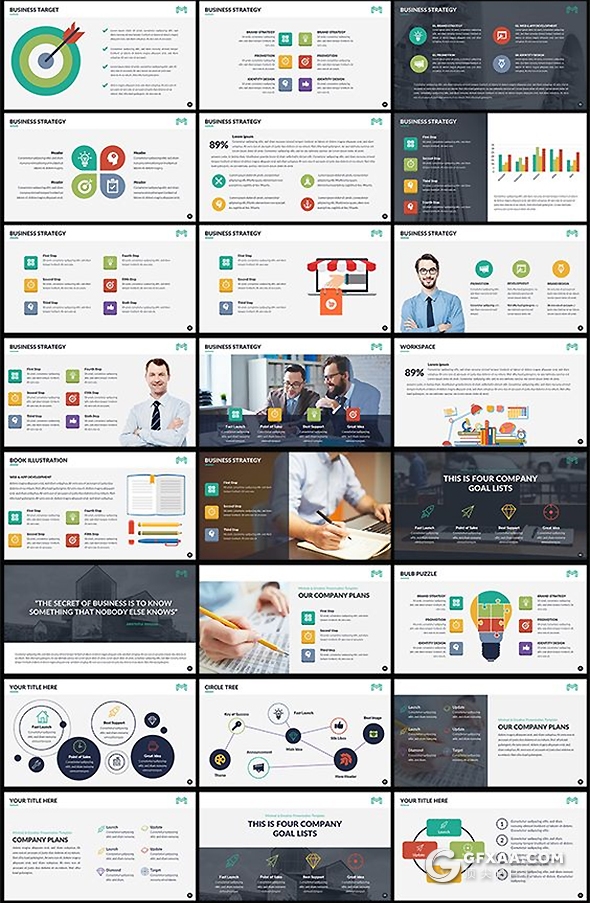 470多页欧美高端商务多用途keynote模板 信息图形插画国外keynote模板 - 顶尖PPT