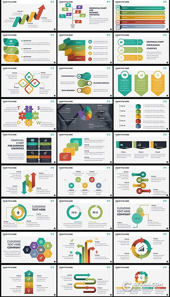 470多页欧美高端商务多用途keynote模板 信息图形插画国外keynote模板 - 顶尖PPT