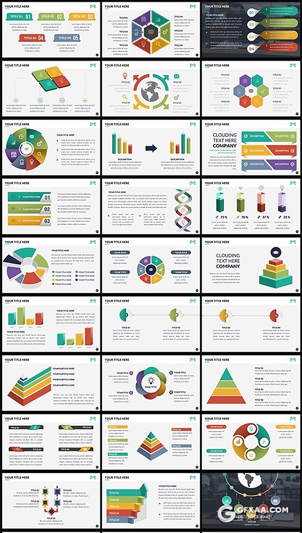 470多页欧美高端商务多用途keynote模板 信息图形插画国外keynote模板 - 顶尖PPT