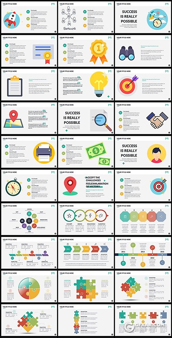 470多页欧美高端商务多用途keynote模板 信息图形插画国外keynote模板 - 顶尖PPT