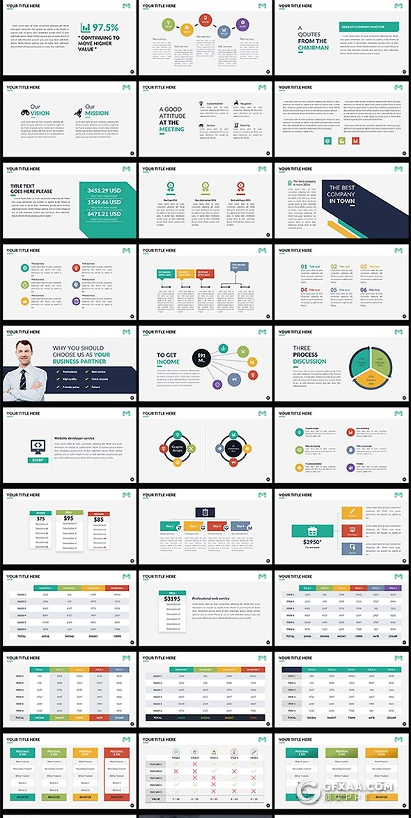 470多页欧美高端商务多用途keynote模板 信息图形插画国外keynote模板 - 顶尖PPT