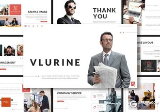 30页国外简约商务风格企业年终汇报总结计划PPT模板 - 顶尖PPT