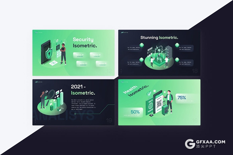 63页高端动画矢量可编辑商务商业人物场景插画PPT模板 - 顶尖PPT