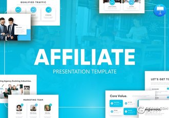 80页蓝色企业年终会议项目报告总结PPT模板 - 顶尖PPT