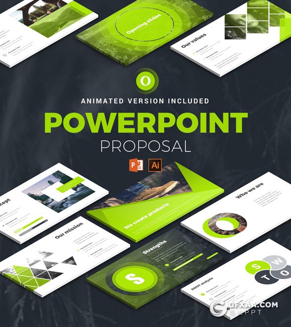 516页国外超大型PPT模板商业数据图形插画全球各国地图PPT模板 - 顶尖PPT