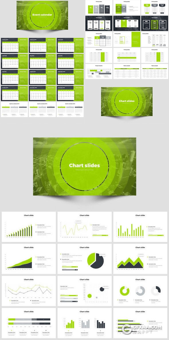 516页国外超大型PPT模板商业数据图形插画全球各国地图PPT模板 - 顶尖PPT