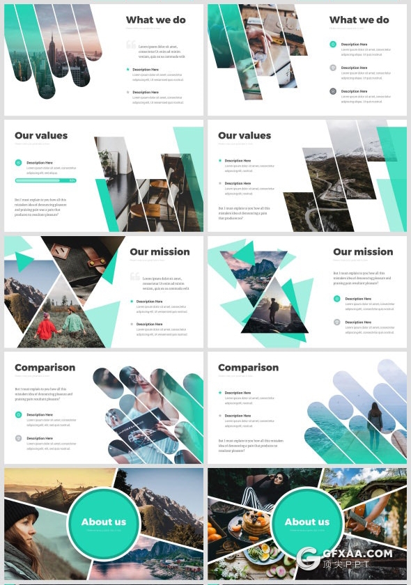 538页精动画商务图形设计世界各国地图商业插画欧美高端PPT模板 - 顶尖PPT