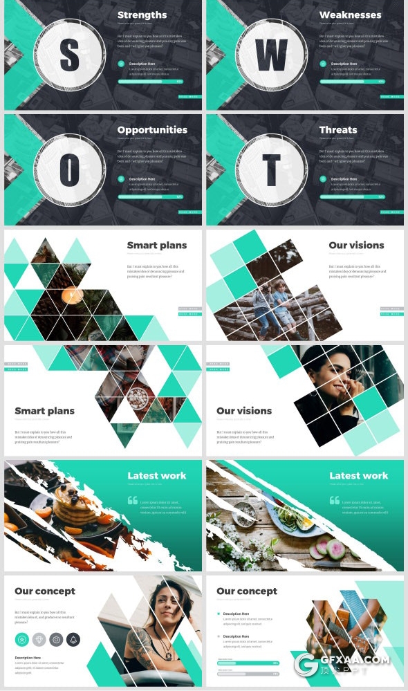 538页精动画商务图形设计世界各国地图商业插画欧美高端PPT模板 - 顶尖PPT