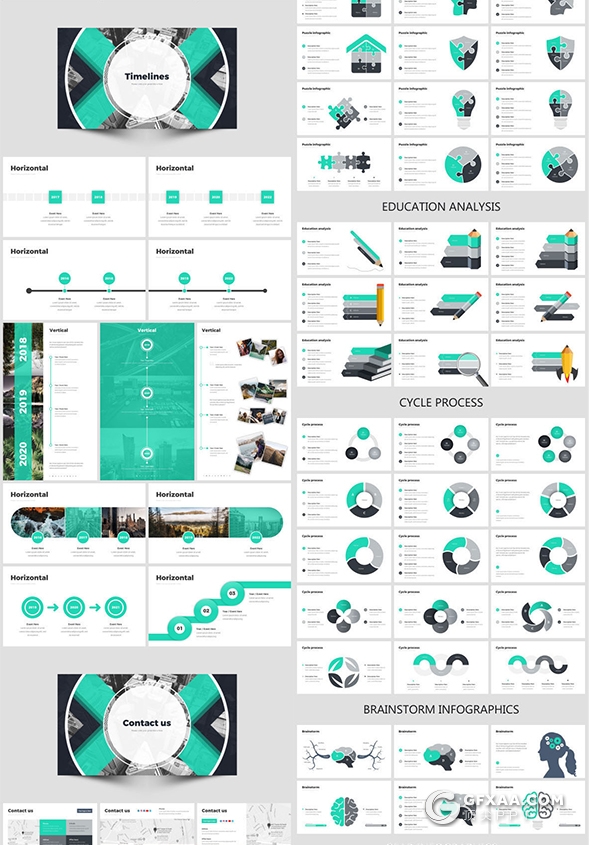 538页精动画商务图形设计世界各国地图商业插画欧美高端PPT模板 - 顶尖PPT
