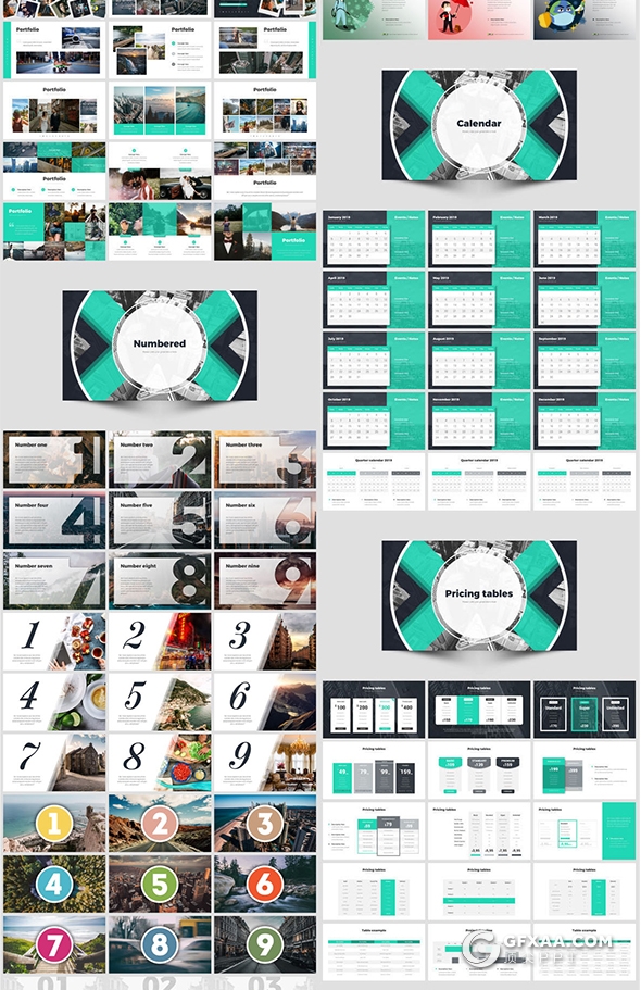 538页精动画商务图形设计世界各国地图商业插画欧美高端PPT模板 - 顶尖PPT