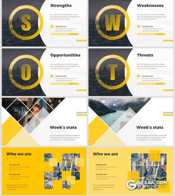 542页国外高端商务风格PPT模板企业介绍数据图形地图欧美动画PPT - 顶尖PPT