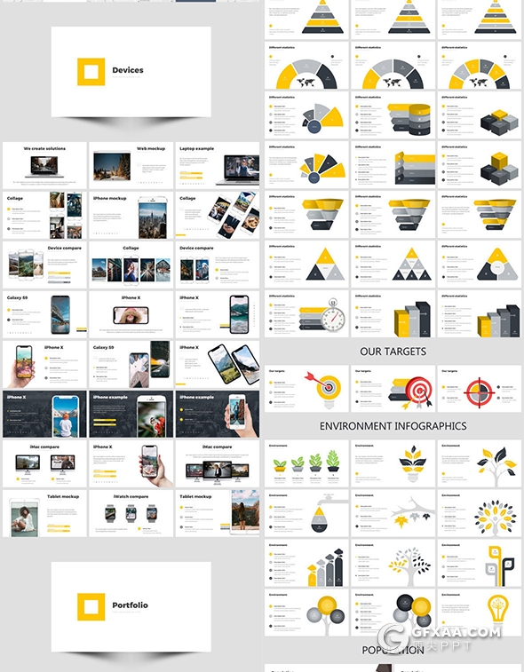 542页国外高端商务风格PPT模板企业介绍数据图形地图欧美动画PPT - 顶尖PPT