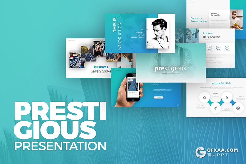 84页精美动画国外商务通用PPT模板54种xml配色文件 - 顶尖PPT