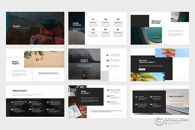 100页国外简约设计风格keynote模板 - 顶尖PPT