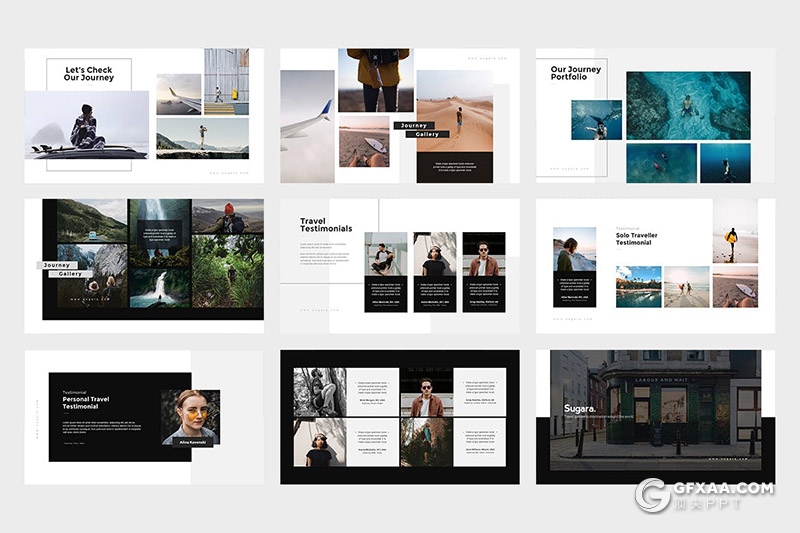 100页国外简约设计风格keynote模板 - 顶尖PPT