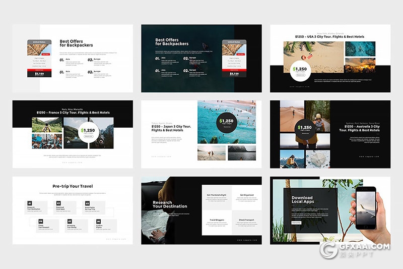 100页国外简约设计风格keynote模板 - 顶尖PPT