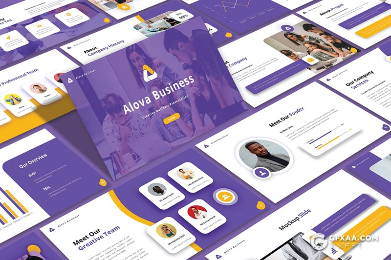 33页企业商务工作总结项目会议项目计划讨论Google slides模板 - 顶尖PPT