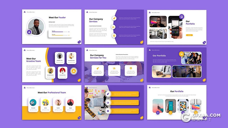 33页企业商务工作总结项目会议项目计划讨论Google slides模板 - 顶尖PPT