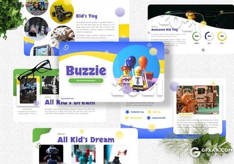 40页彩色儿童世界玩具少儿培训主题PPT模板 - 顶尖PPT