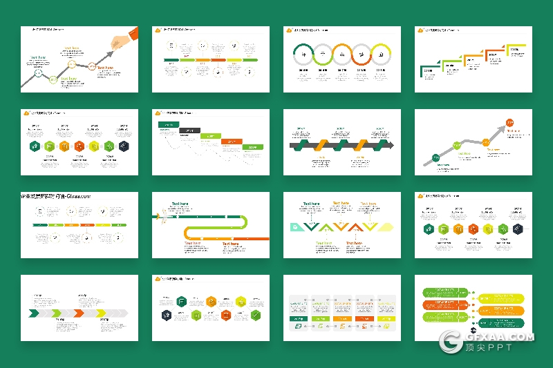 255页PPT可编辑商务数据图形大合集 - 顶尖PPT