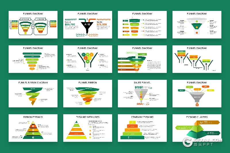 255页PPT可编辑商务数据图形大合集 - 顶尖PPT