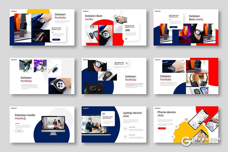 30页国外商业风格企业介绍工作汇报keynote模板 - 顶尖PPT