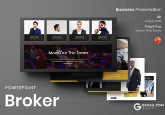 39页黑色商务风格企业介绍年终总结PPT模板 - 顶尖PPT