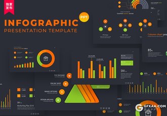 170页商务数据汇报图形逻辑图形世界地图图形合集PPT模板 - 顶尖PPT