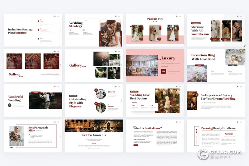 81页小清新文艺风格婚礼主题策划PPT模板 - 顶尖PPT