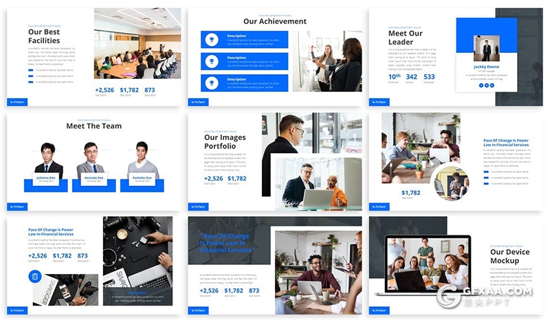 30页欧美商业商务风格企业介绍项目合作通用PPT模板 - 顶尖PPT
