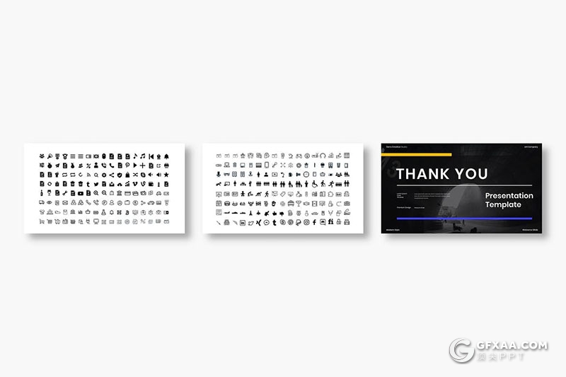 39页国外商务风格团队企业介绍项目会议PPT模板 - 顶尖PPT