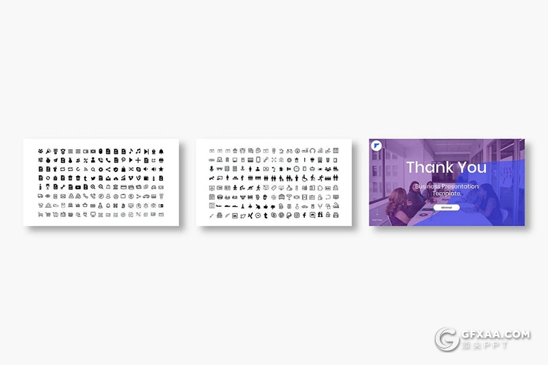 39页国外精美微立体设计风格商务通用Google slides模板 - 顶尖PPT