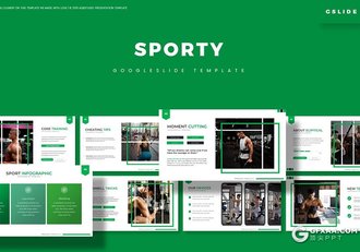 30页体育锻炼强身健体健身主题Google slides模板 - 顶尖PPT