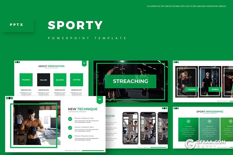 30页体育锻炼强身健体健身主题PPT模板 - 顶尖PPT