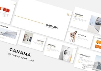 30页极简风格项目报价公司简介keynote模板 - 顶尖PPT