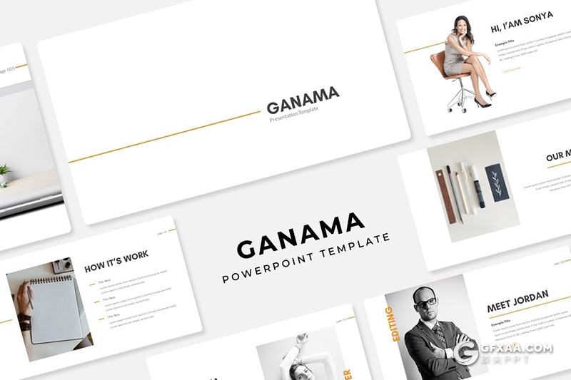 30页极简风格项目报价公司简介PPT模板 - 顶尖PPT