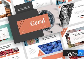 54页极简文艺唯美小清新风格通用keynote模板 - 顶尖PPT