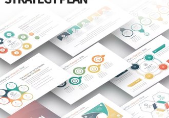 35页战略计划数据信息图形keynote模板 - 顶尖PPT