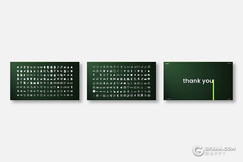 39页国外绿色设计公司简介设计作品展示PPT模板 - 顶尖PPT