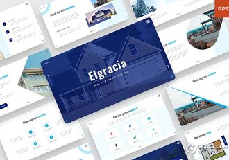 36页房地产宣传介绍商务通用PPT模板 - 顶尖PPT
