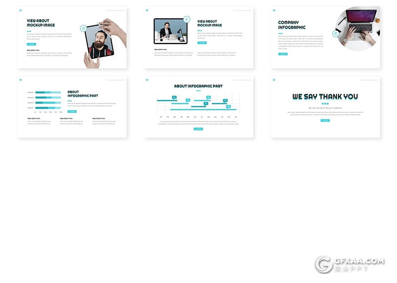 30页国外极简创意风格商务通用PPT模板 - 顶尖PPT