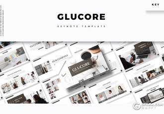 30页国外简约商务工作汇报项目合作企业简介keynote模板 - 顶尖PPT